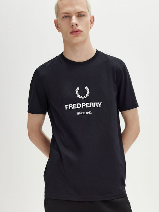 Fred Perry T-shirt Black M8593-102 | Skroutz.gr