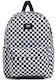 Vans Skool School Bag Backpack Junior High-High School White with Water Bottle Holder