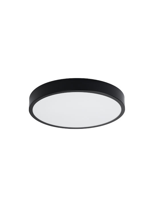 Sollux Deckenleuchte Schwarz mit Integrierter LED