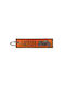 Retro Racer Keychain Orange