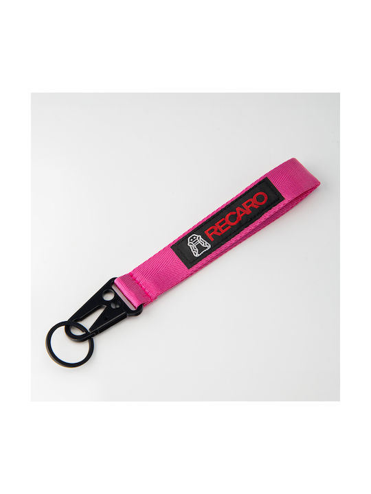 Recaro Fabric Keychain Pink Red