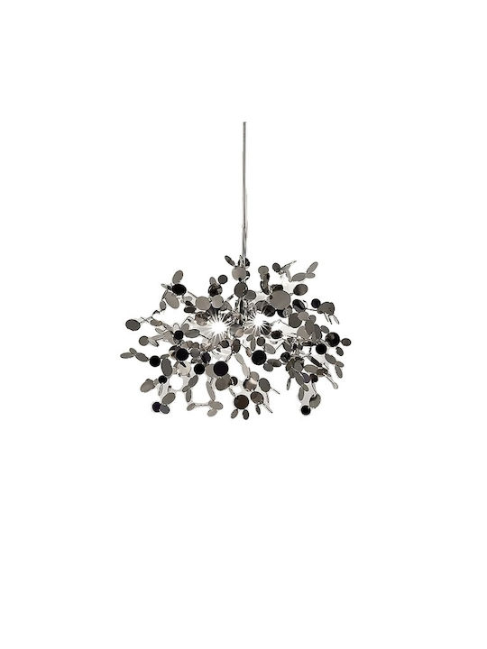 Pendant Light Lustră LED Argint