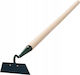 Kadax Hacke Gartenrechen mit Stiel