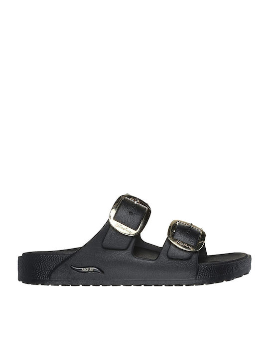 Skechers Arch Fit Women's Flat Sandals in Black Color 111592-BLK
