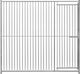 Ușa pentru Câini din Plastic de Culoare Argintiu 200 x 200 x 200cm