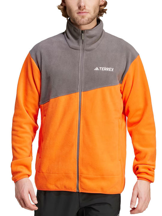 adidas Terrex Ανδρική Ζακέτα Fleece Πορτοκαλί