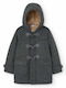 Kids' Coat Montgomery with Hood Gray