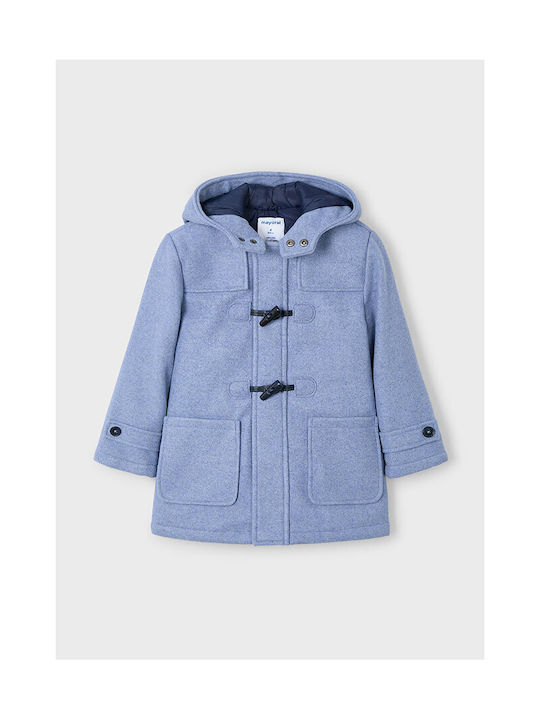 Mayoral Kids Coat Montgomery Bright Light Blue