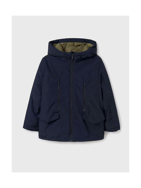 Mayoral Kids Casual Jacket with Lining Navy Blue