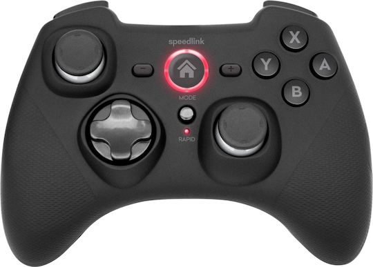 SpeedLink Rait Ασύρματο Gamepad για Switch Μαύρο