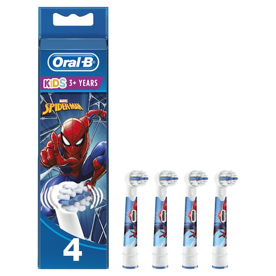 Oral-B Replacement Heads for Electric Toothbrush Stages Power 4 Pieces for 3+ Years