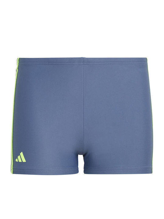 adidas 3-Stripes Kids Swimwear Swim Shorts Blue