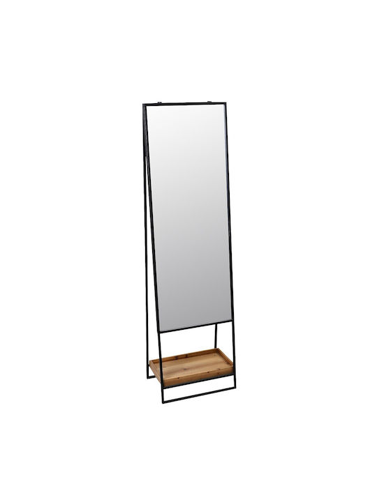 Espiel Espiel Boden- oder Standspiegel Mit Schwarzem Metallischem Rahmen 160.5x45cm