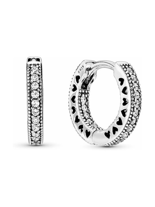 Pandora Earrings Hoops made of Silver