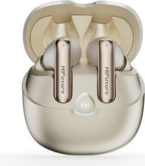 HiFuture Sonicair In-Ear Bluetooth-Freisprecheinrichtung Kopfhörer mit Schweißresistenz und Ladeetui Gold