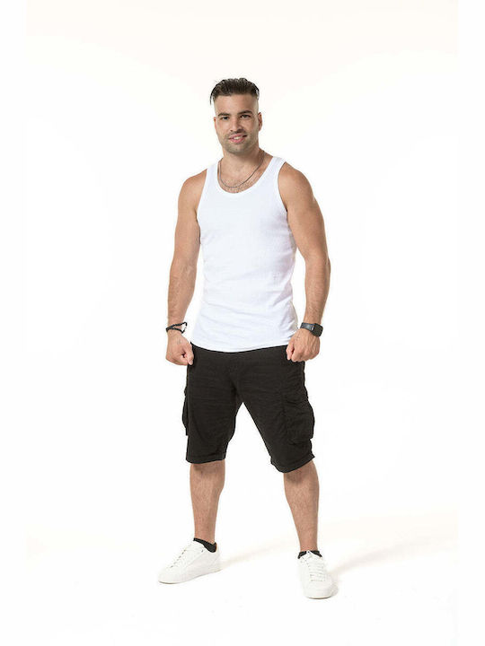 Wilfed Men's Sleeveless Blouse White