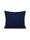 Satin Baumwolle Kissenbezug Dunkelblau 026/50x60