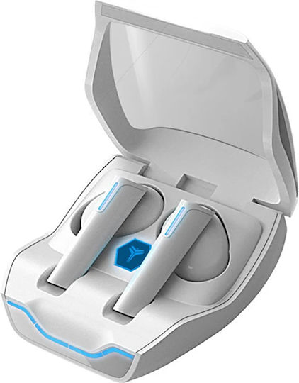 Lenovo XG02 In-ear Bluetooth Handsfree Ακουστικά με Θήκη Φόρτισης Λευκά