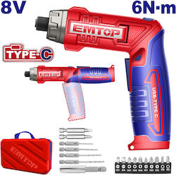 Emtop ECSR0803 Отвертка 8V Emtop ECSR0803 Отвертка 8V