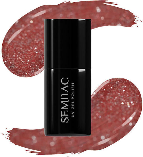 Semilac Ημιμόνιμο Βερνίκι Νυχιών Mindful 654 με Glitter 7ml