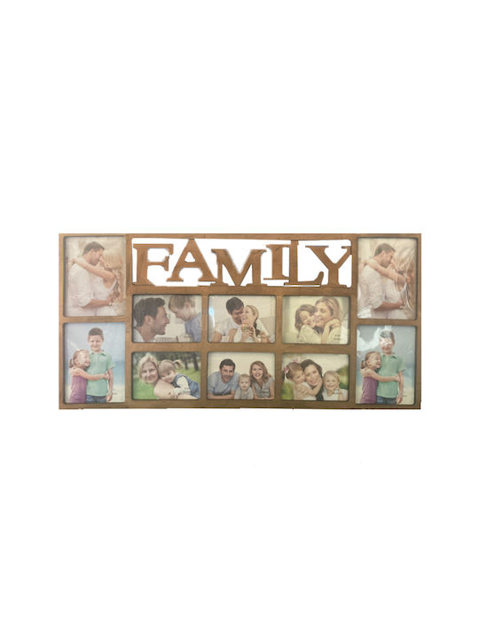 TnS Wall-mounted Plastic Photo Frame Brown