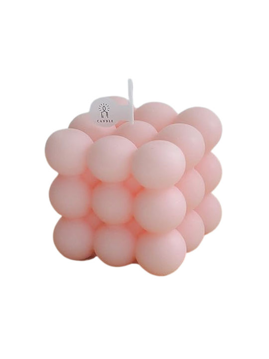 Scented Candle Pink 6x5.5cm 1pcs