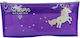 Transparente Einhorn-Federmappe 20x10cm 2 Designs