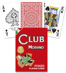 Modiano Poker Club Index Standard Roșu