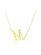 Dio Jewellery Lab Necklace Monogram from Gold Plated Silver