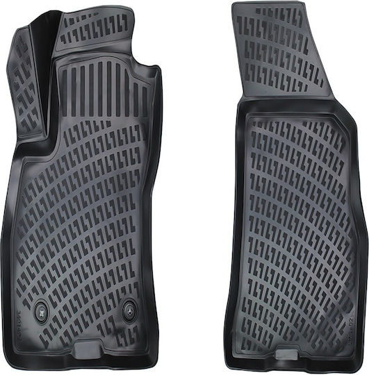 Umbrella Set Covorașe Față și Spate 2buc din Furtun pentru Fiat Doblo 2010-2015 Negre