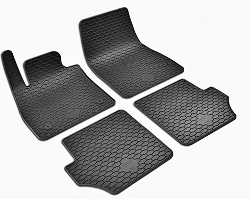 Umbrella Set Covorașe Față și Spate 4buc din Furtun pentru Ford Fiesta / Puma 2017+ Negre