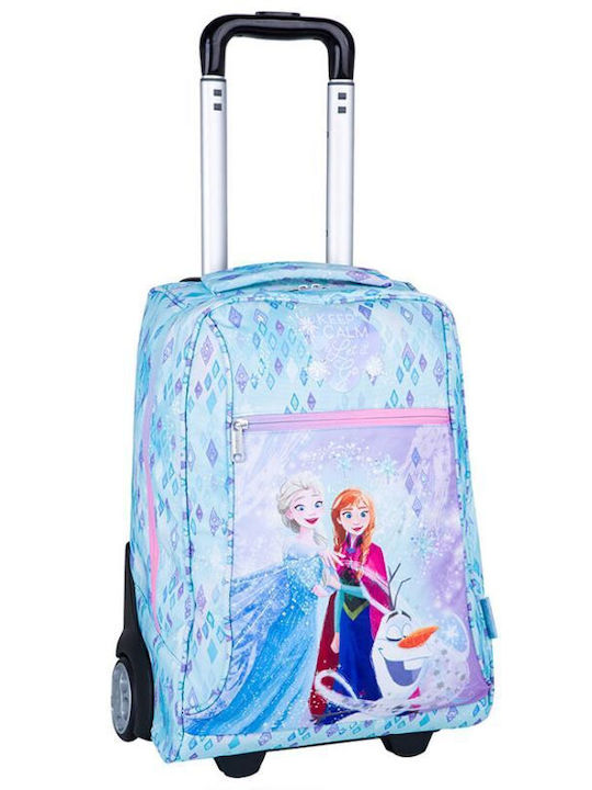 Ghiozdan Școlar Cu Rotile Coolpack Compact Frozen