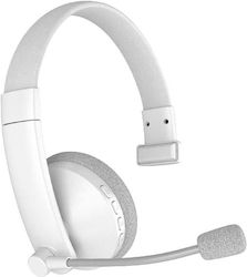 Meetion BTH002 Ασύρματα On Ear Multimedia Ακουστικά με μικρόφωνο και σύνδεση Bluetooth / USB-C σε Λευκό χρώμα Meetion BTH002 Ασύρματα On Ear Multimedia Ακουστικά με μικρόφωνο και σύνδεση Bluetooth / USB-C σε Λευκό χρώμα