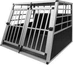 Large Gray Dog Wire Cage