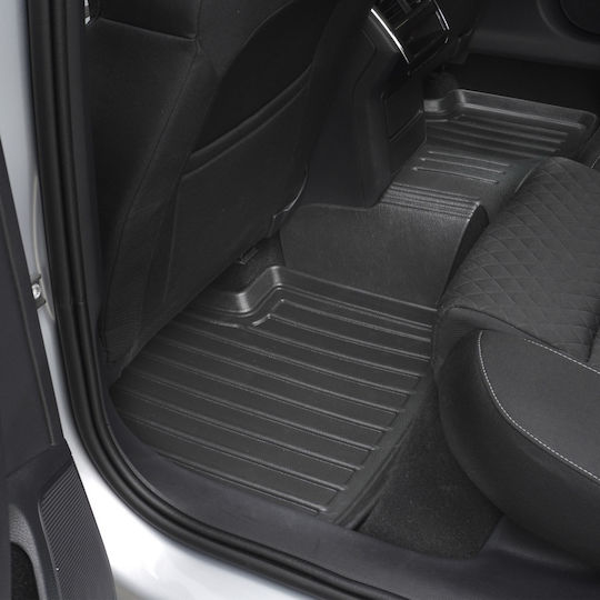 Umbrella Set Covorașe Față și Spate 2buc din Furtun pentru Mitsubishi L200 2015+ Negre