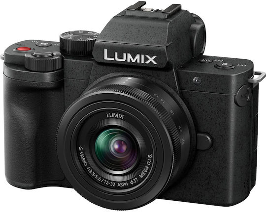 Panasonic Lumix DC-G100D Mirrorless Camera Kit (G Vario 12-32mm F3.5-5.6 Asph. Mega OIS) Black