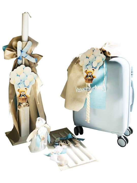 LiebeQueen Baptism Set with Hot Air Balloon Theme