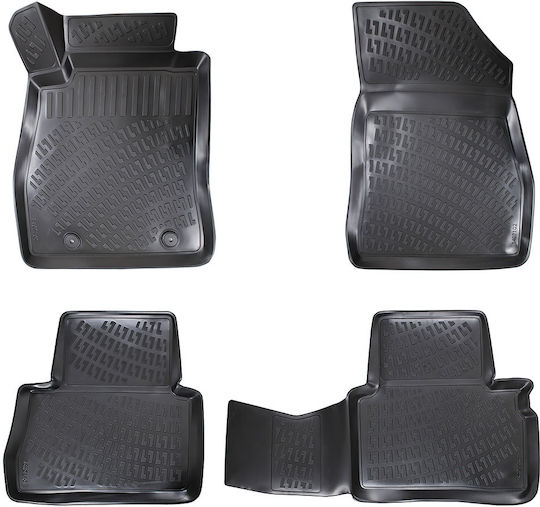 Umbrella Set Covorașe Față și Spate 4buc din Furtun pentru Nissan Juke 2010-2019 Negre