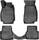 Umbrella Set Covorașe Față și Spate 4buc din Furtun pentru Citroen C8 Audi A6 2018+ Negre