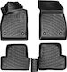 Umbrella Set Covorașe Față și Spate 4buc din Furtun pentru Chevrolet Cruze 2008-2016 Negre