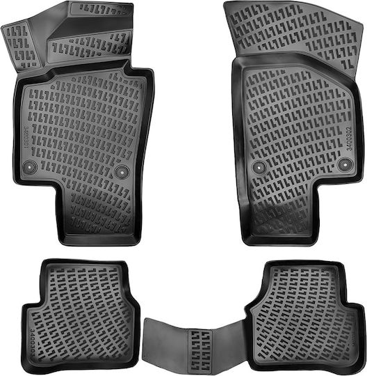 Umbrella Set Covorașe Față și Spate 4buc din Furtun pentru Volkswagen Passat CC 2005-2010 Negre