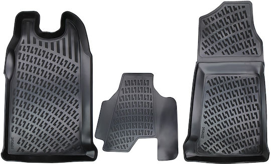 Umbrella Set Covorașe Față și Spate 4buc din Furtun pentru Ford Tranzit 2000-2014 Negre