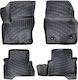Umbrella Set Covorașe Față și Spate 4buc din Furtun pentru Ford C-Max 2003-2010 Negre