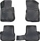 Umbrella Set Covorașe Față și Spate 4buc din Furtun pentru Peugeot 208 2012-2019 Negre