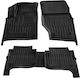 Umbrella Set Covorașe Față și Spate 4buc din Furtun pentru Volkswagen Touareg 2002-2010 Negre