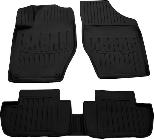 Umbrella Set Covorașe Față și Spate 4buc din Furtun pentru Peugeot 308 2007-2013 Negre