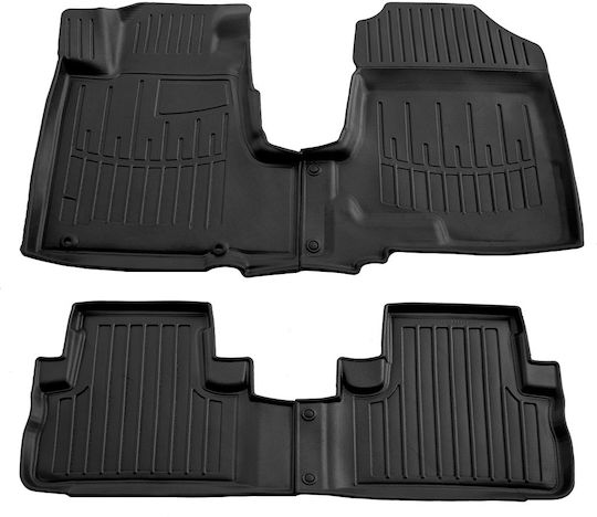 Umbrella Set Covorașe Față și Spate 4buc din Furtun pentru Honda CR-V - Comerț electronic 2006-2012 Negre