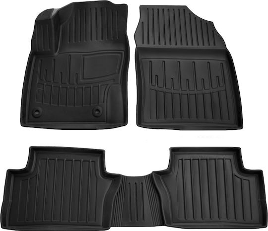 Umbrella Set Covorașe Față și Spate 4buc din Furtun pentru Toyota C-HR 2019+ Negre