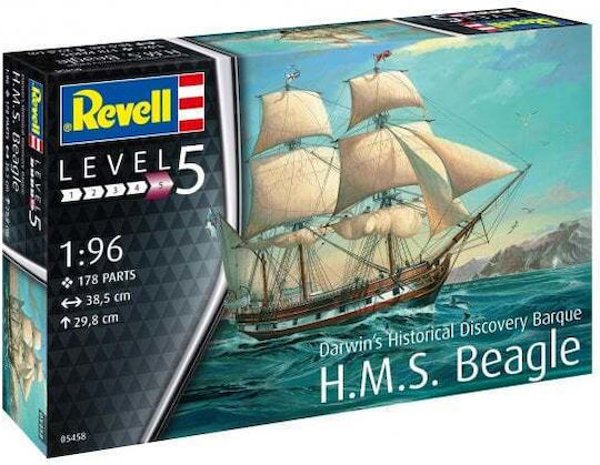 H.m.s Beagle Sailing Ship Assembly Model 178 Parts