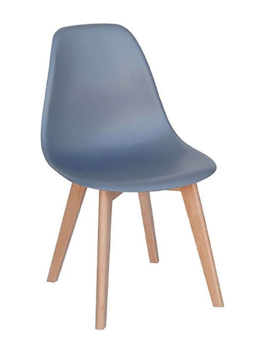 Loft Plus Stühle Speisesaal Grey 4Stück 46x53x85cm